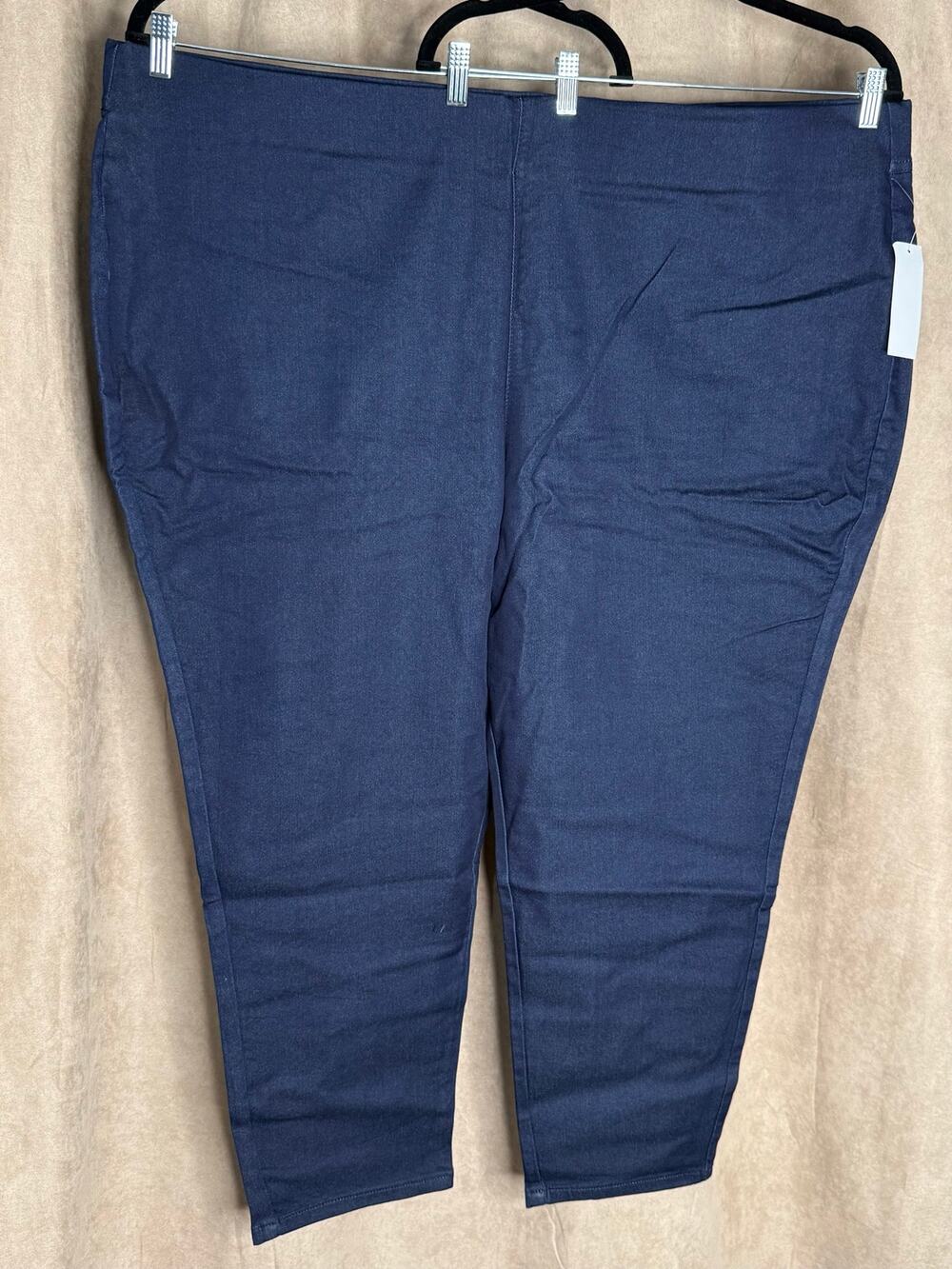 G by Giuliana Dark Blue Soft Denim Pull On Jeggings 32W Tall NWT